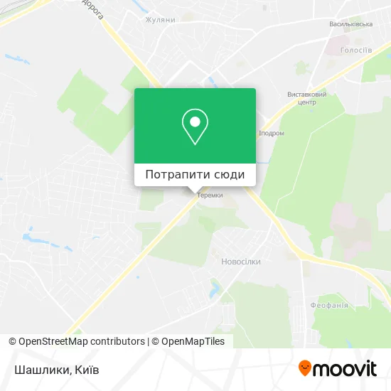 Карта Шашлики