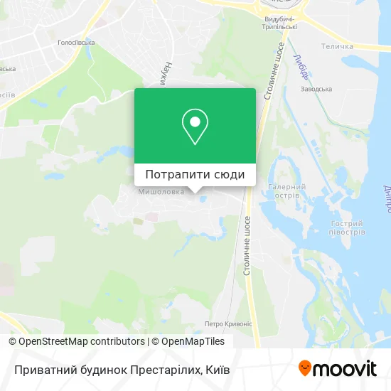 Карта Приватний будинок Престарілих