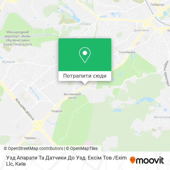 Карта Узд Апарати Та Датчики До Узд. Ексім Тов /Exim Llc