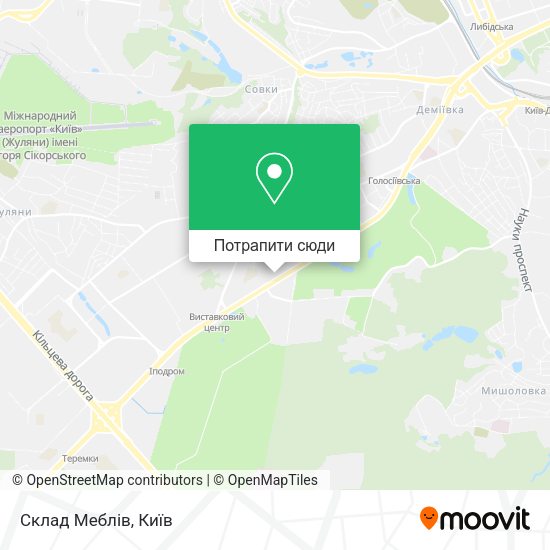 Карта Склад Меблів
