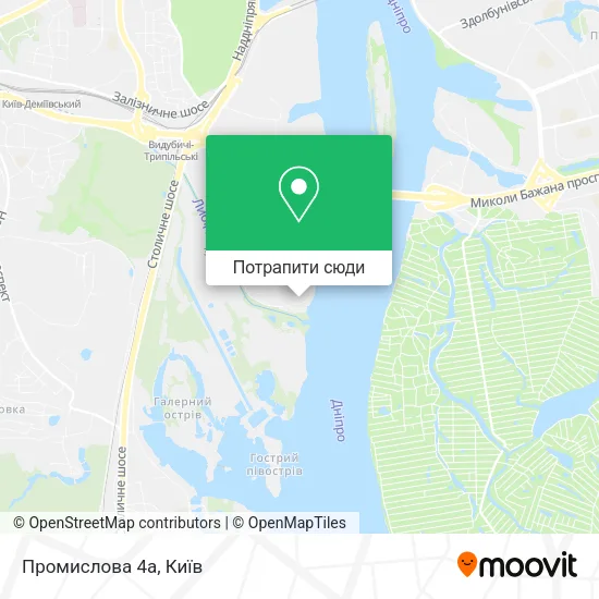 Карта Промислова 4а