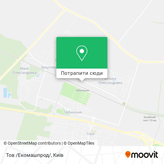 Карта Тов /Екомашпрод/