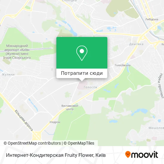 Карта Интернет-Кондитерская Fruity Flower