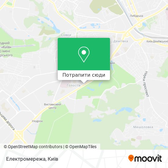 Карта Електромережа