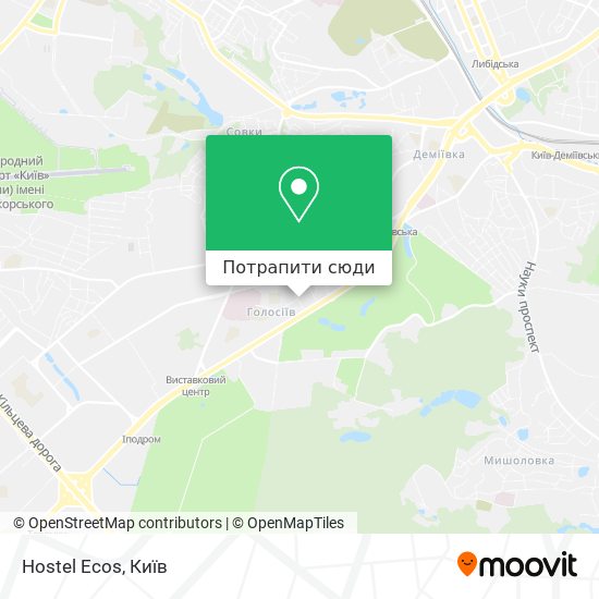 Карта Hostel Ecos
