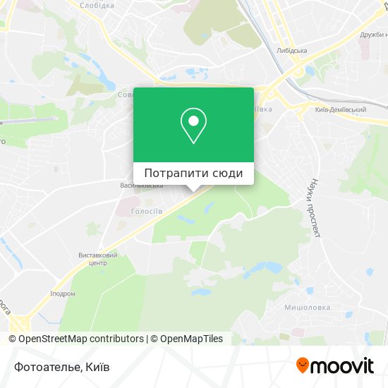 Карта Фотоателье