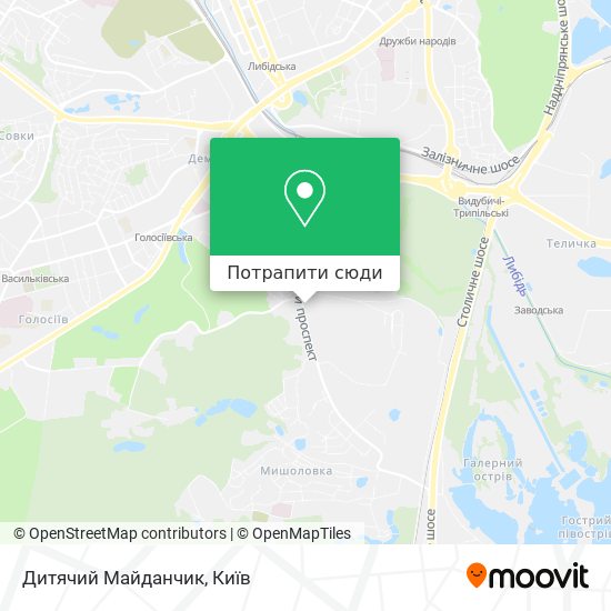 Карта Дитячий Майданчик