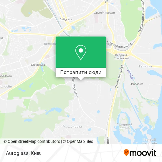 Карта Autoglass