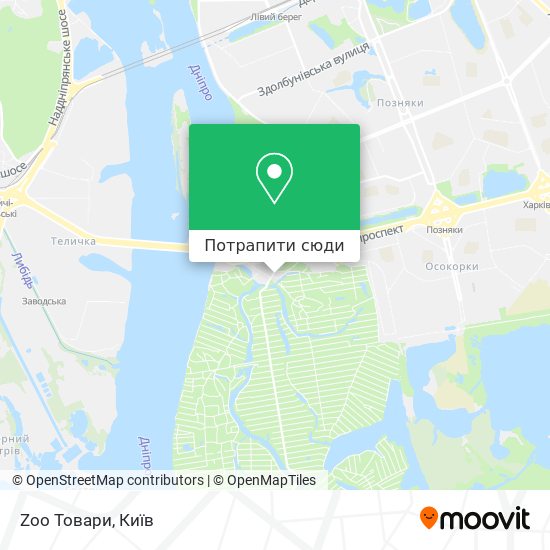 Карта Zoo Товари
