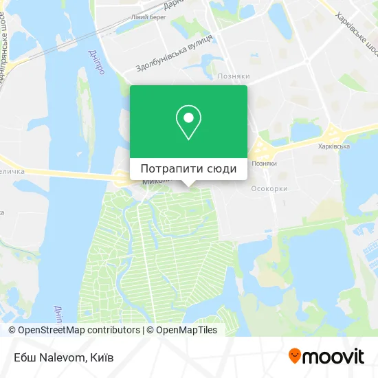 Карта Ебш Nalevom