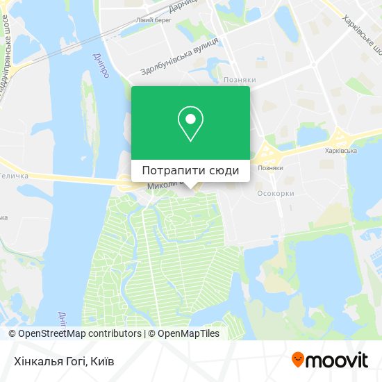 Карта Хінкалья Гогі