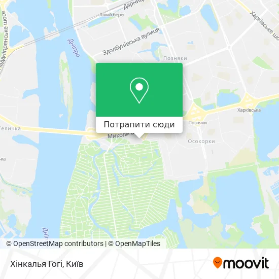 Карта Хінкалья Гогі