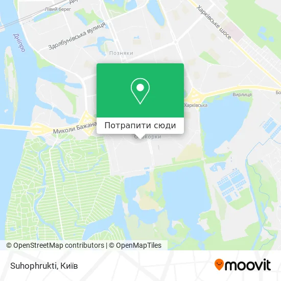 Карта Suhophrukti