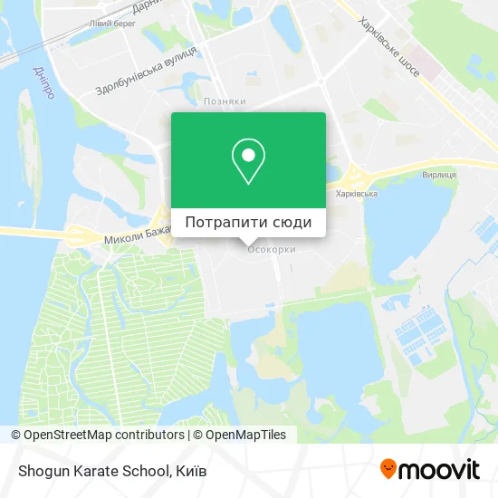 Карта Shogun Karate School