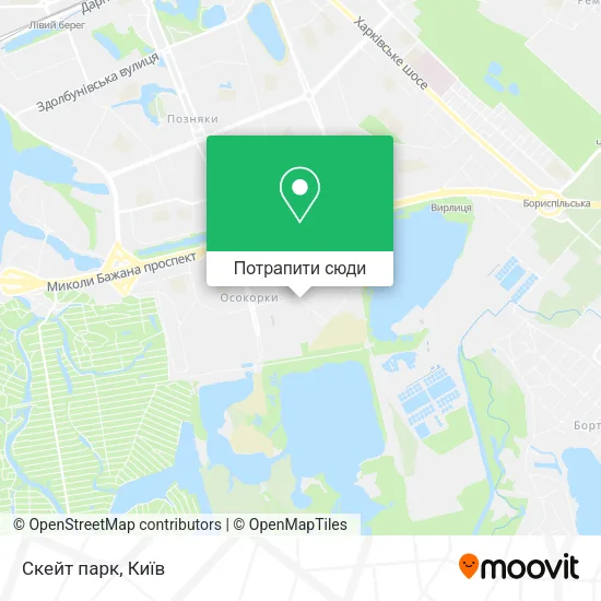 Карта Скейт парк