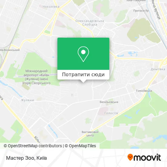 Карта Мастер Зоо
