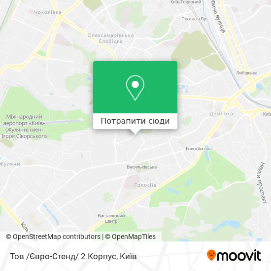 Карта Тов /Євро-Стенд/ 2 Корпус