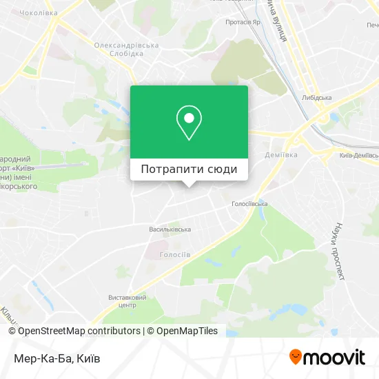 Карта Мер-Ка-Ба