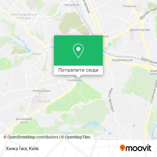 Карта Хижа Їжа