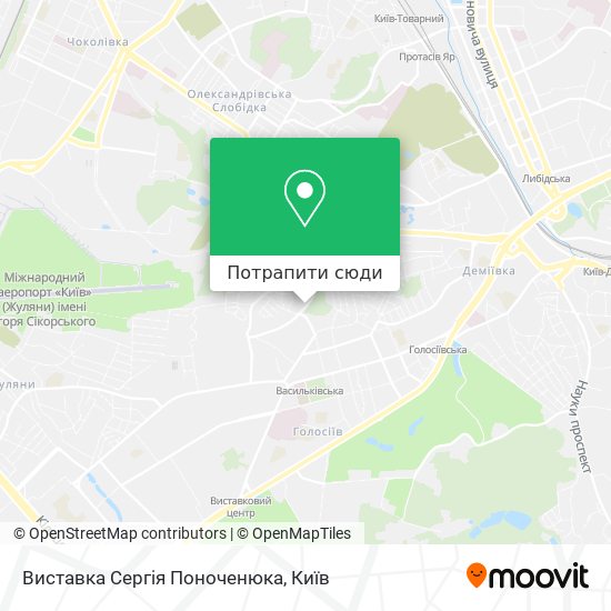 Карта Виставка Сергія Поноченюка