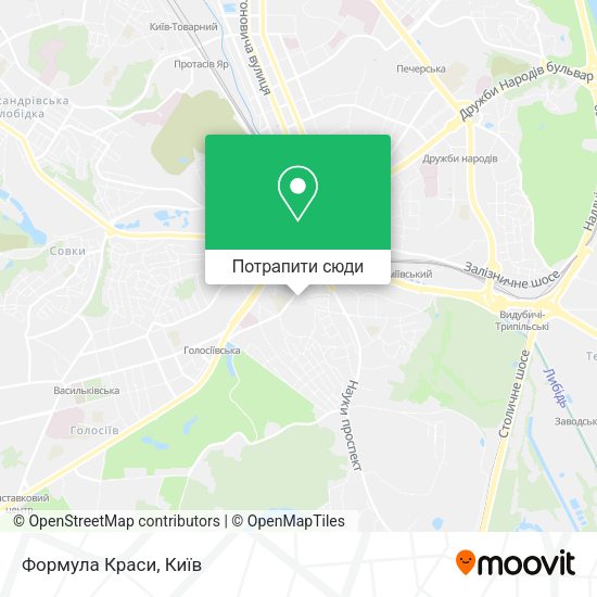 Карта Формула Краси