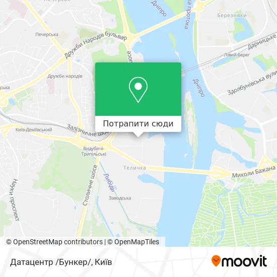 Карта Датацентр /Бункер/
