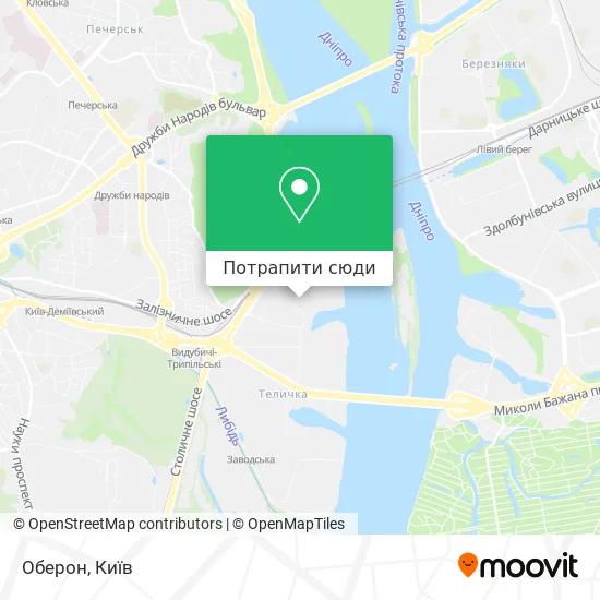 Карта Оберон