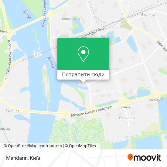 Карта Mandarin