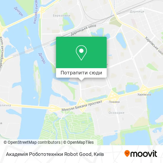 Карта Академія Робототехніки Robot Good