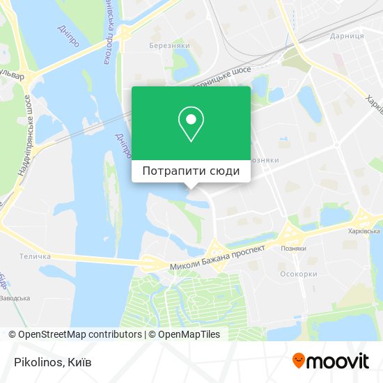 Карта Pikolinos