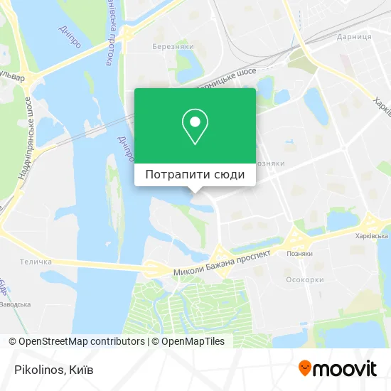 Карта Pikolinos
