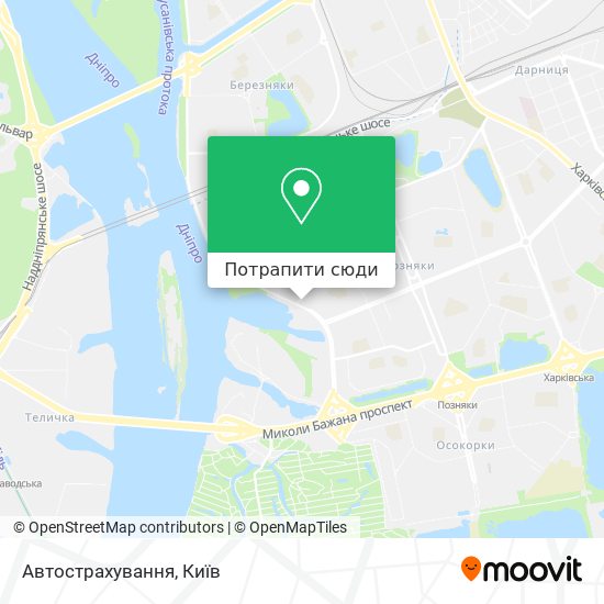 Карта Автострахування