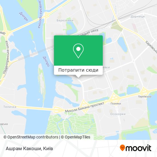 Карта Ашрам Какоши