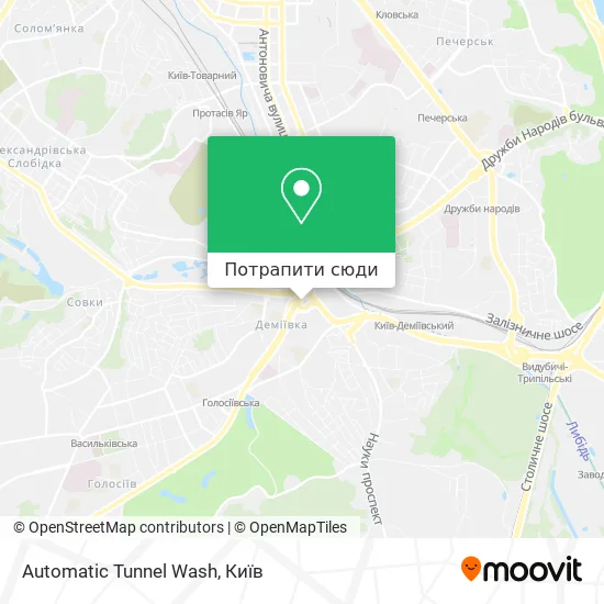 Карта Automatic Tunnel Wash