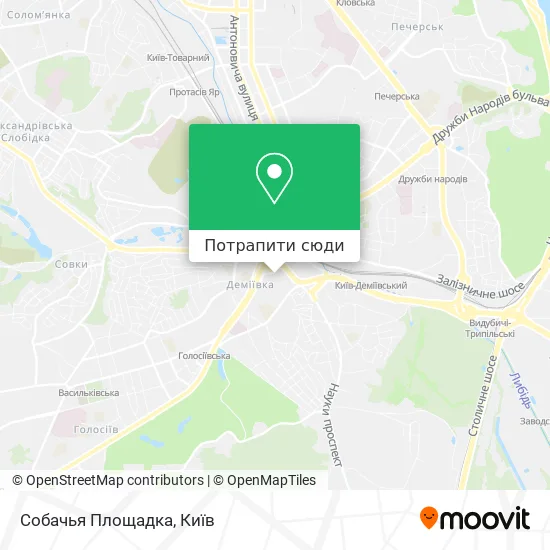 Карта Собачья Площадка