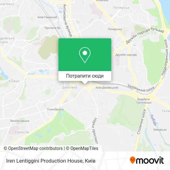 Карта Iren Lentiggini Production House