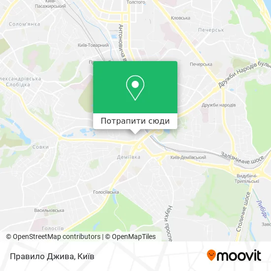 Карта Правило Джива