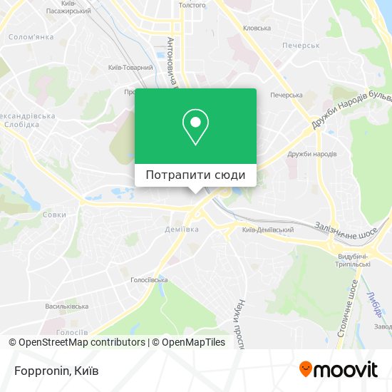 Карта Foppronin