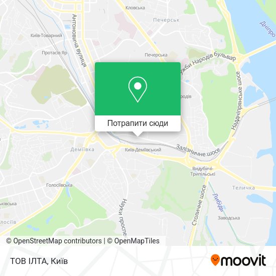 Карта ТОВ ІЛТА
