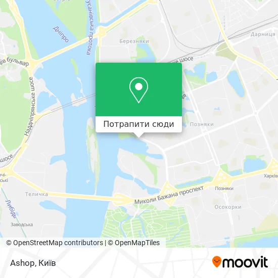 Карта Ashop