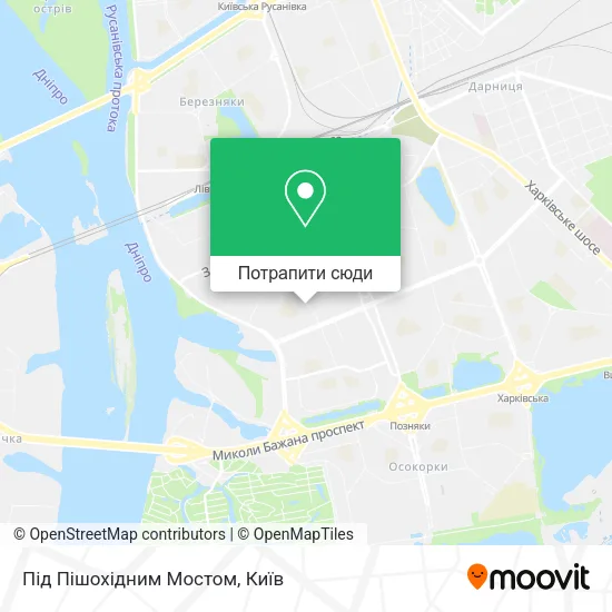 Карта Під Пішохідним Мостом