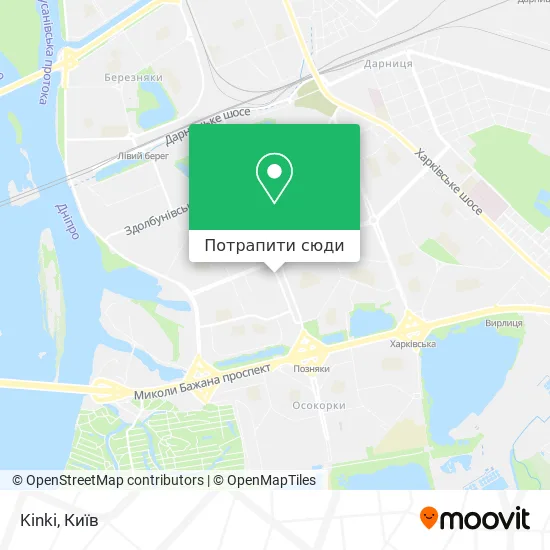 Карта Kinki