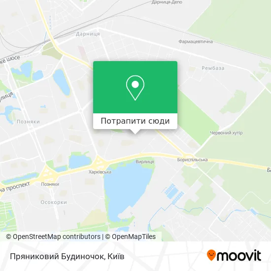 Карта Пряниковий Будиночок