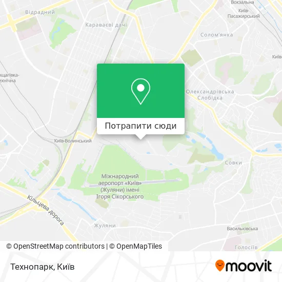 Карта Технопарк