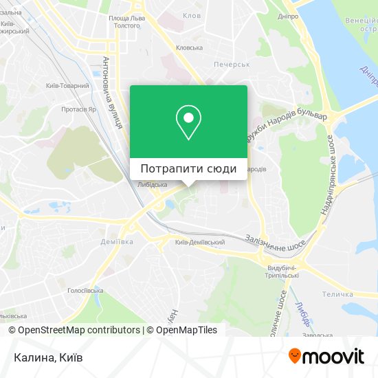 Карта Калина
