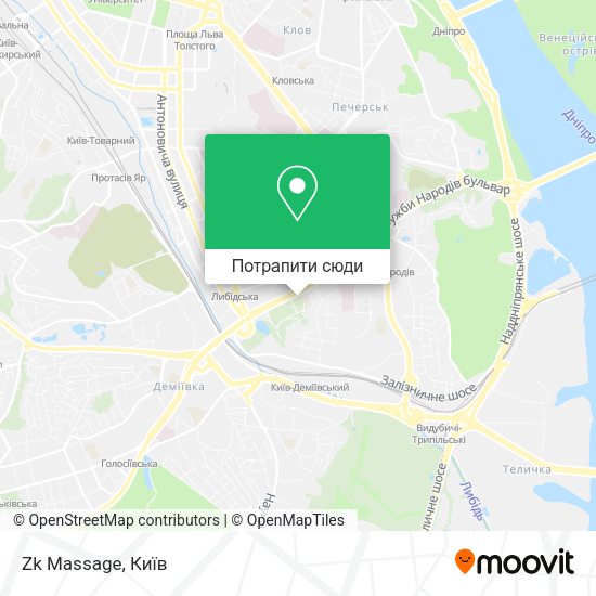 Карта Zk Massage