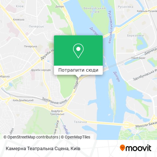 Карта Камерна Театральна Сцена