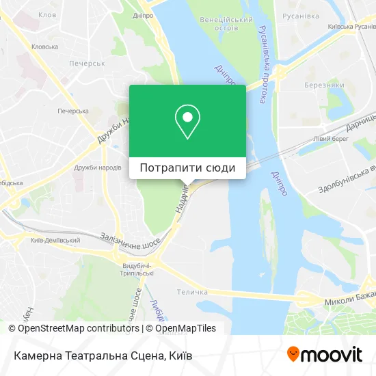 Карта Камерна Театральна Сцена