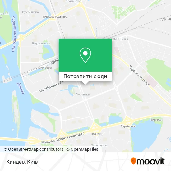 Карта Киндер