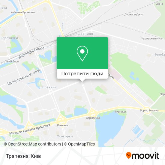 Карта Трапезна